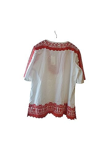 Tory Burch Isla Short Sleeve Blouse (view 2)