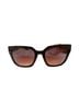 Oscar De La Renta Black Brown Sunglasses One size - photo 1