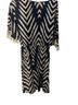 Lush Chevron-herringbone Multi Color Casual Dress Size M - photo 1