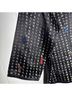 Chico's Design Print Black Multi Color Silk Blazer Size XL - photo 5
