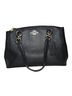 Coach 100% Leather Solid Black Leather Satchel One size - photo 5