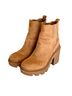 Nine West 100% Faux Suede Brown Tan Boots Size 6 1/2 - photo 4