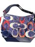 Coach Print Multi Color Leather Hobo One size - photo 1