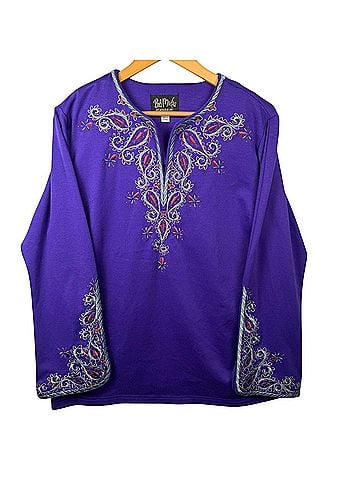 Bob Mackie Wearable Art Long Sleeve T-Shirt (view 1)