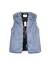 Jason Wu 100% Polyester 100% Polyester Floral Color Block Solid Blue Black Burgundy Vest Size M - photo 1
