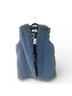 Jason Wu 100% Polyester 100% Polyester Floral Color Block Solid Blue Black Burgundy Vest Size M - photo 3