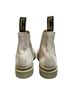 Dr. Martens 100% Leather Solid Tan Ivory White Boots Size 10 - photo 2