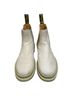 Dr. Martens 100% Leather Solid Tan Ivory White Boots Size 10 - photo 1