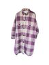 Isabel Marant 80% Wool 20% Polyester 100% Cotton Checkered-gingham Multi Color Coat Size 6 - photo 1