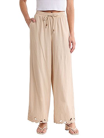 Ellen Tracy Linen Pants (view 2)