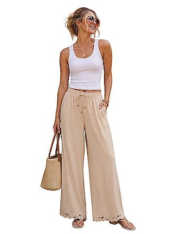 Ellen Tracy Linen Pants (view 1)