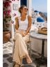Ellen Tracy Tan Linen Pants Size S - photo 5