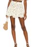 Eberjey 100% Cotton Floral White Yellow Casual Skirt Size L - photo 1