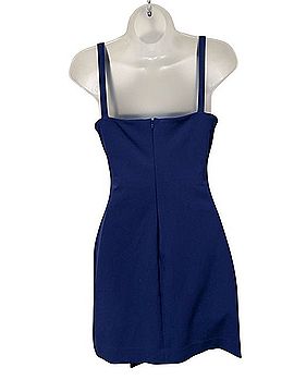 Likely Navy Square-Neck Mini Dress with Thin Straps Casual Dress (view 2)