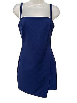 Likely Navy Square-Neck Mini Dress with Thin Straps Casual Dress (view 1)