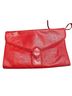 Battaglia 100% Leather Red Shoulder Bag One size - photo 1
