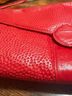 Battaglia 100% Leather Red Shoulder Bag One size - photo 9