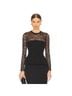 SIMKHAI Jacquard Black T-Shirt Size 2 - photo 10