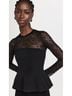 SIMKHAI Jacquard Black T-Shirt Size 2 - photo 4