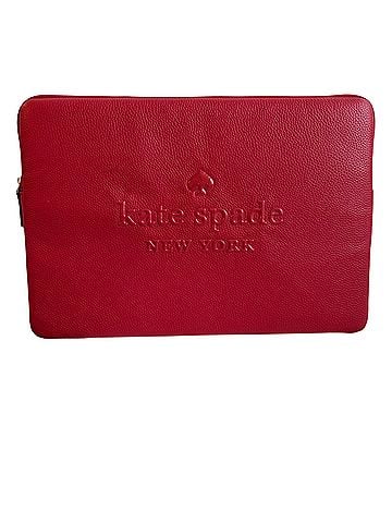 Kate Spade New York Sienna Logo Hot Chile Sleeve for Leather Laptop Bag (view 1)