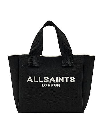 ALLSAINTS Mini Izzy Knitted Recycled Crossbody Tote (view 1)