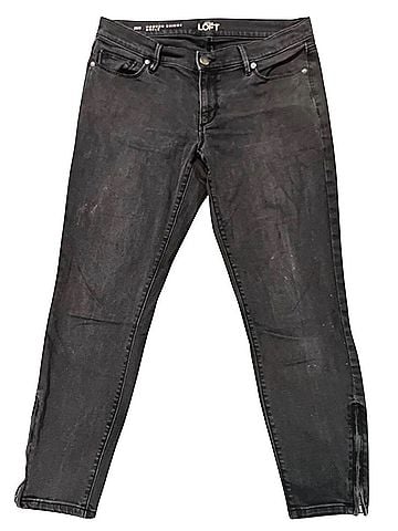 Ann Taylor LOFT Ankle Cropped Jeans (view 1)