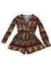 Pretty Young Thing Aztec Or Tribal Print Multi Color Romper Size L - photo 1