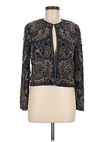 Adrianna Papell Silk Blazer (view 1)