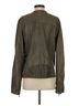 Moon & Meadow 100% Leather Green Leather Jacket Size S - photo 2