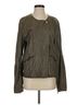 Moon & Meadow 100% Leather Green Leather Jacket Size S - photo 1