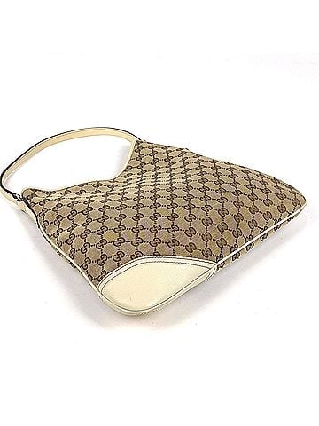 Gucci Gucci GG pattern shoulder bag, canvas, beige and white, 169947, women's. (view 2)