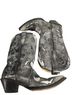 Corral Boots 100% Leather Gray Silver Boots Size 6 1/2 - photo 6