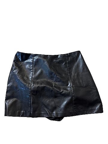 Abercrombie & Fitch Faux Leather Skirt (view 1)