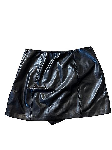 Abercrombie & Fitch Faux Leather Skirt (view 2)