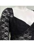 Edikted Solid Black Long Sleeve T-Shirt Size XL - photo 9