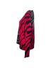 Rag & Bone 100% Cashmere Zebra Print Pink Gray Black Cashmere Pullover Sweater Size L - photo 5