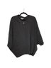 Habitat Solid Polka Dots Black Tan Poncho Size L - photo 1