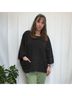 Habitat Solid Polka Dots Black Tan Poncho Size L - photo 4