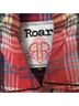 Roar Plaid Pink Green 3/4 Sleeve Button-Down Shirt Size XS - photo 5