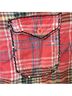 Roar Plaid Pink Green 3/4 Sleeve Button-Down Shirt Size XS - photo 3