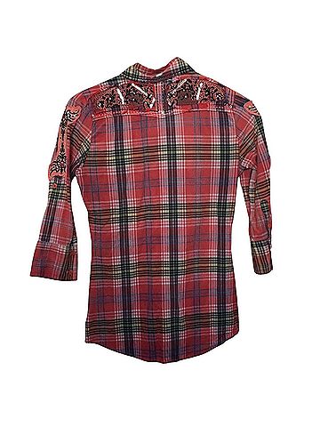 Roar 3/4 Sleeve Button-Down Shirt (view 2)