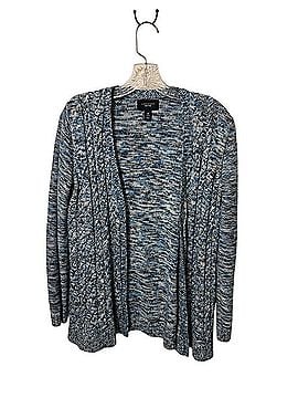 Lands' End Open-Front Cable Cardigan Cardigan (view 1)