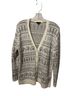 Talbots Fair Isle Gray Ivory Cardigan Size S - photo 1