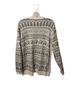 Talbots Fair Isle Gray Ivory Cardigan Size S - photo 2