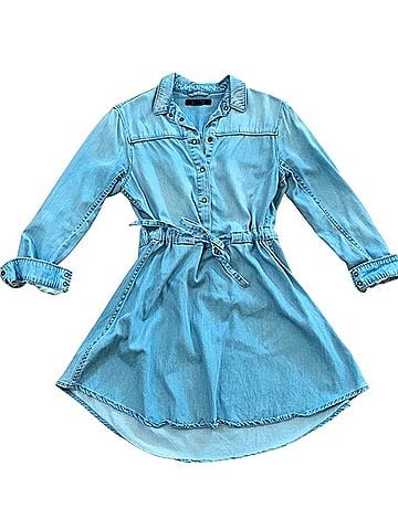 ALLSAINTS Sanko Light Blue Denim Casual Dress (view 1)