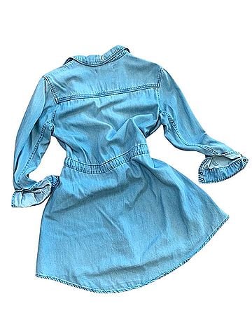 ALLSAINTS Sanko Light Blue Denim Casual Dress (view 2)