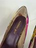 Madden Girl Floral Yellow Purple Heels Size 8 - photo 9
