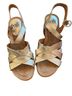 Sofft Gold Wedges Size 8 - photo 1