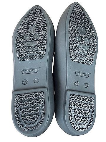Crocs On The Clock Work Flats (view 2)