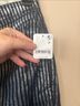 Free People 100% Cotton Stripes Blue Silver Jeans Size 30 - photo 5
